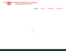 Tablet Screenshot of pccollision.com